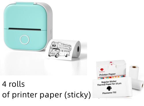 Portable Mini Thermal Printer - Bluetooth Accessible