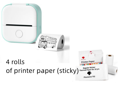 Portable Mini Thermal Printer - Bluetooth Accessible