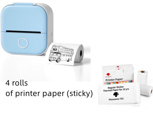 Portable Mini Thermal Printer - Bluetooth Accessible