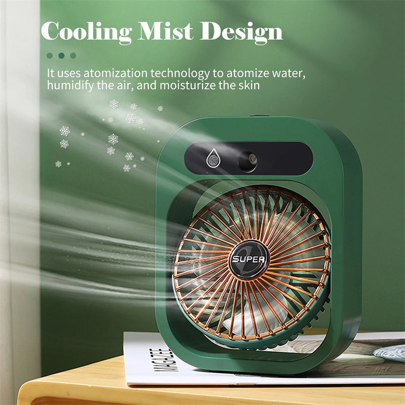 Air Conditioning Fan for Desk - with misting feature