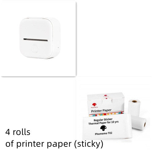 Portable Mini Thermal Printer - Bluetooth Accessible